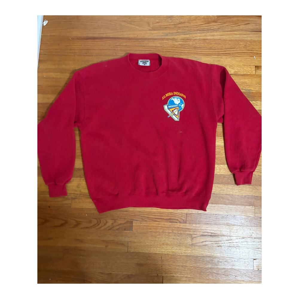 Vintage Elmira Indians Pathfinder Sweatshirt – Lee Heavyweight – Made in USA –